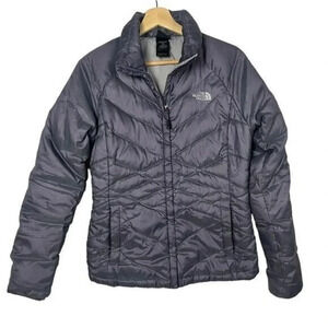 The North Face Aconcagua 550 Purple Quilted Down Puffer Jacket S